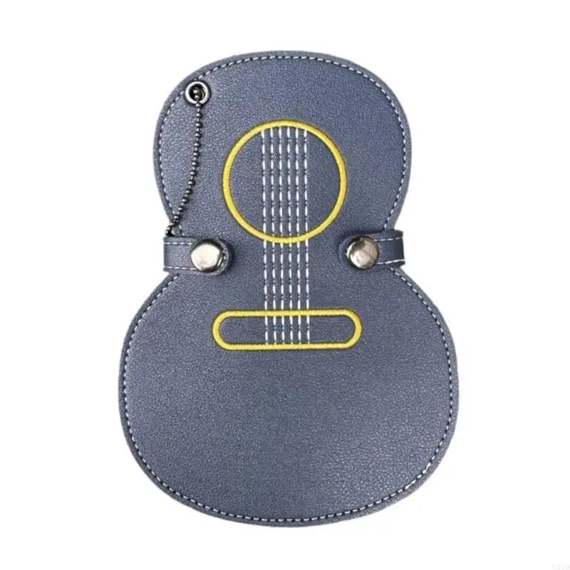 Borsa portaoggetti per plettri per chitarra con ricamo, per musicisti e collezionisti