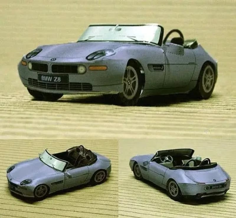 Z8 Automobile 3D Paper Model DIY Yizhi Manual Three-dimensional Origami Paper Model Traffic
