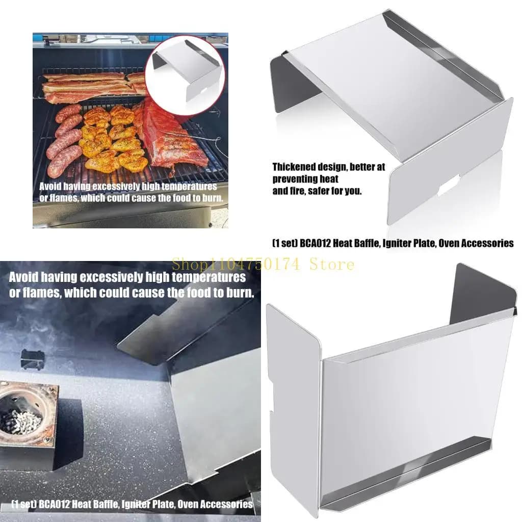 Heat Diffuser Plate Compatibles with Multiple Pellet Grill Models Heat Baffle top sale