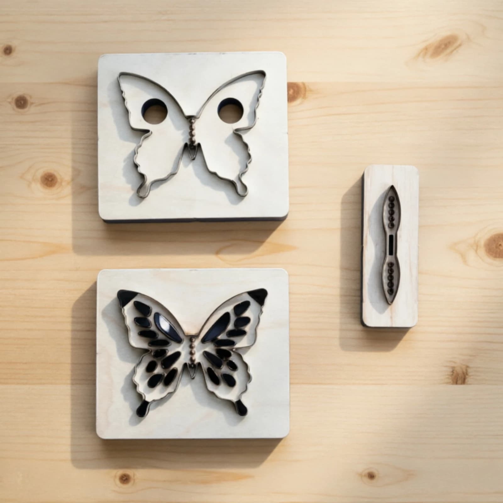 Butterfly Leather Cutting Die Set DIY Butterfly Motif Die Blocks Craft Tool Accurate Shape Clean Cut
