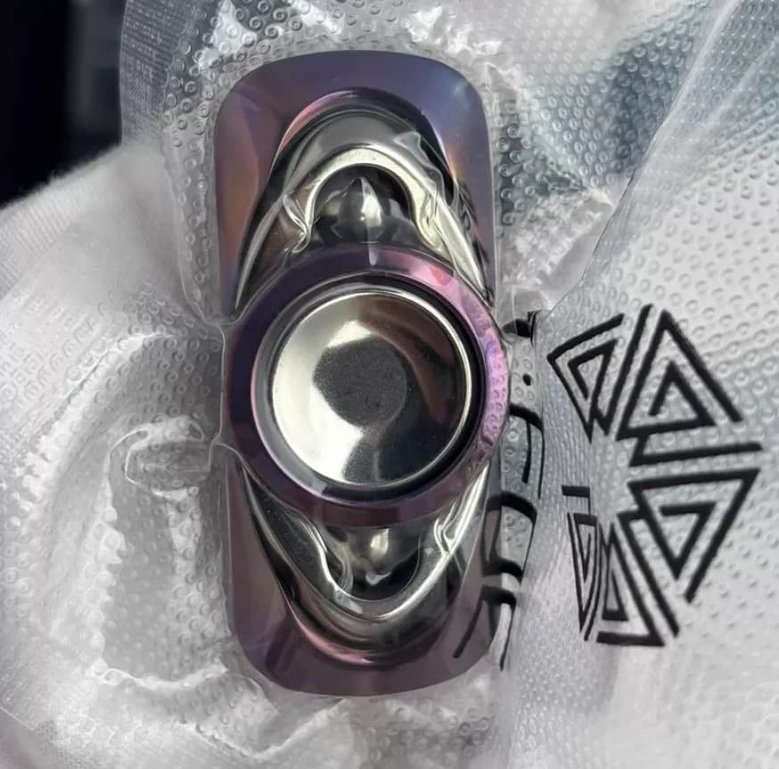 EDC TW Heart Sound Steel+Zirconium fidget spinner metal decompression toy