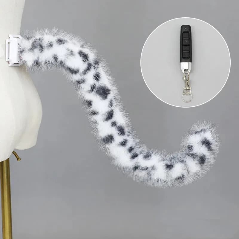 Gatto telecomandato Leopardo Coda mobile Cosplay Prop Accessori Lolita Costumi da pub per club per ragazze