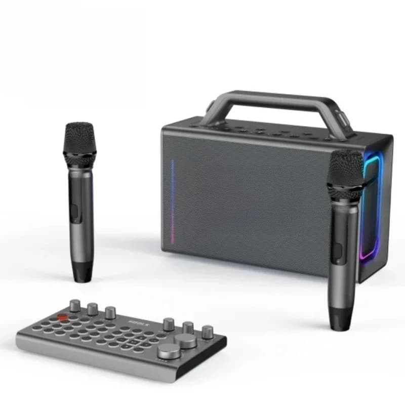 Altoparlante Bluetooth S1116 con 10 Ore di Riproduzione, Doppio Microfono Wireless, Telecomando, 200W Alta Potenza, Bluetooth 5.3