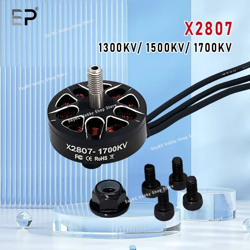 Brushless Motor E-power X2807 2807 1300kv 4s 1500kv 1700kv 6s for FPV drone Freestyle 7 inches long distance LR7, DIY parts