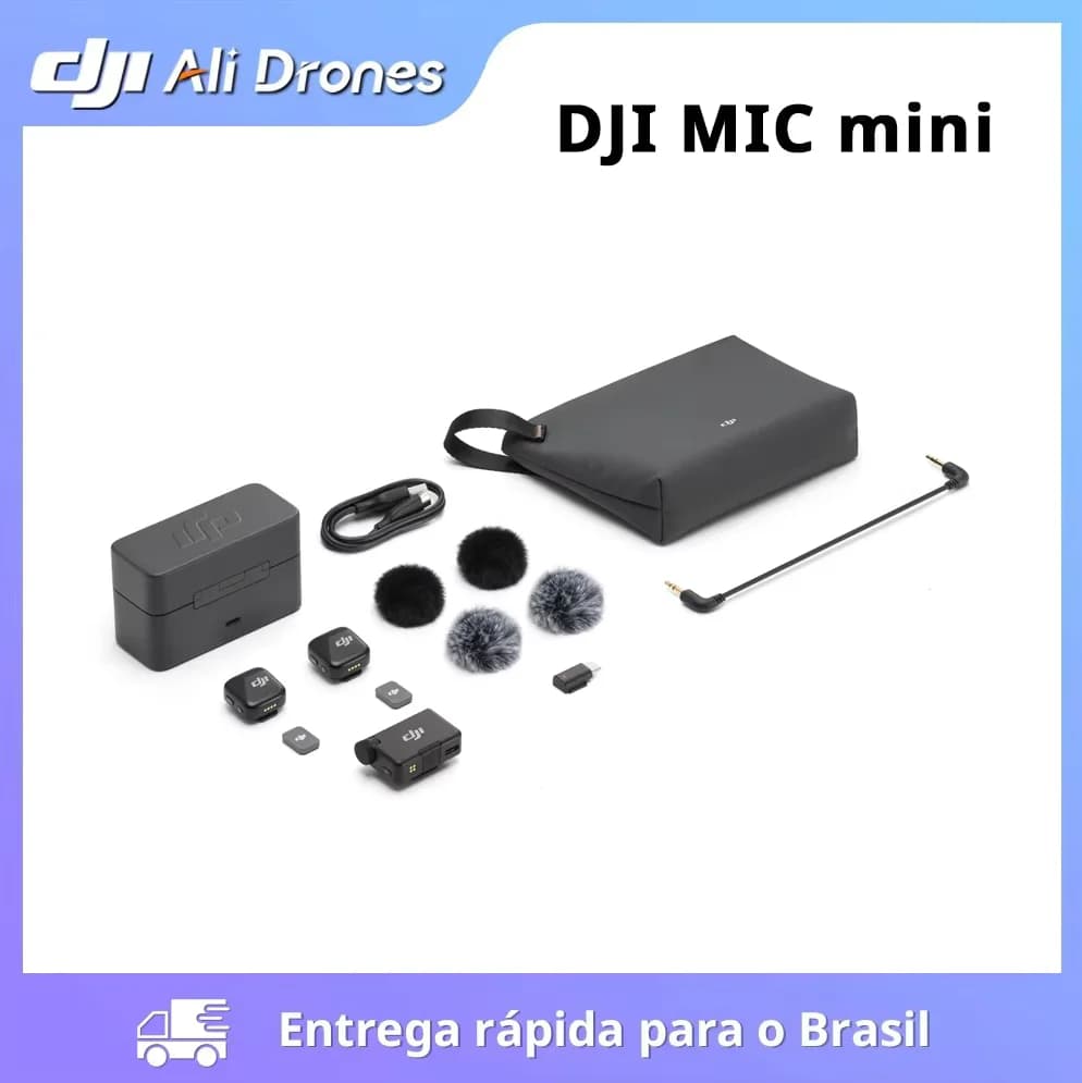 DJI MIC mini Small Ultralight Discreet High-Quality Audio With Stable Transmission original brand new in stock