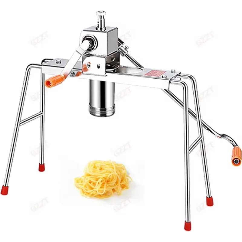 Pressa per noodle manuale Pressa per noodle manuale in acciaio inossidabile Macchina per noodle vegetali per spaghetti Pressa per pasta