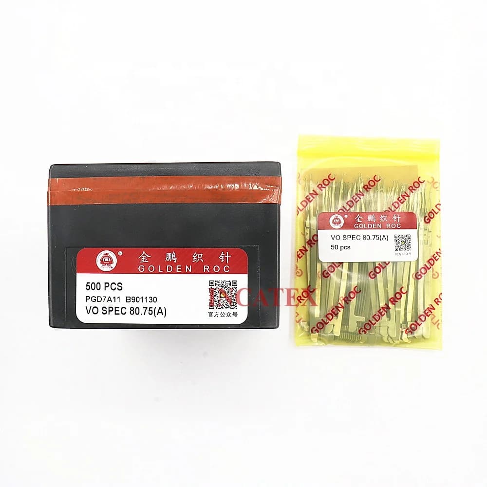 500 pezzi genuini aghi per maglieria Golden Roc Vo Spec 80.75(A) per SHIMA SEIKI macchina per maglieria cinese 14G ago