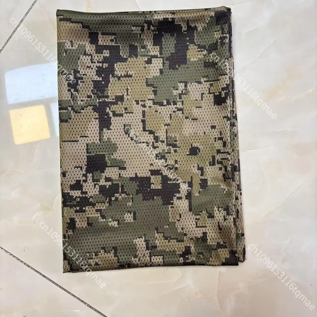 1.5m Width Lightweight US4CES Mexican Camouflage Mesh Fabric Polyester Cloth Ghillie Suit Helmets Cover Sunshade Mask Scarf DIY