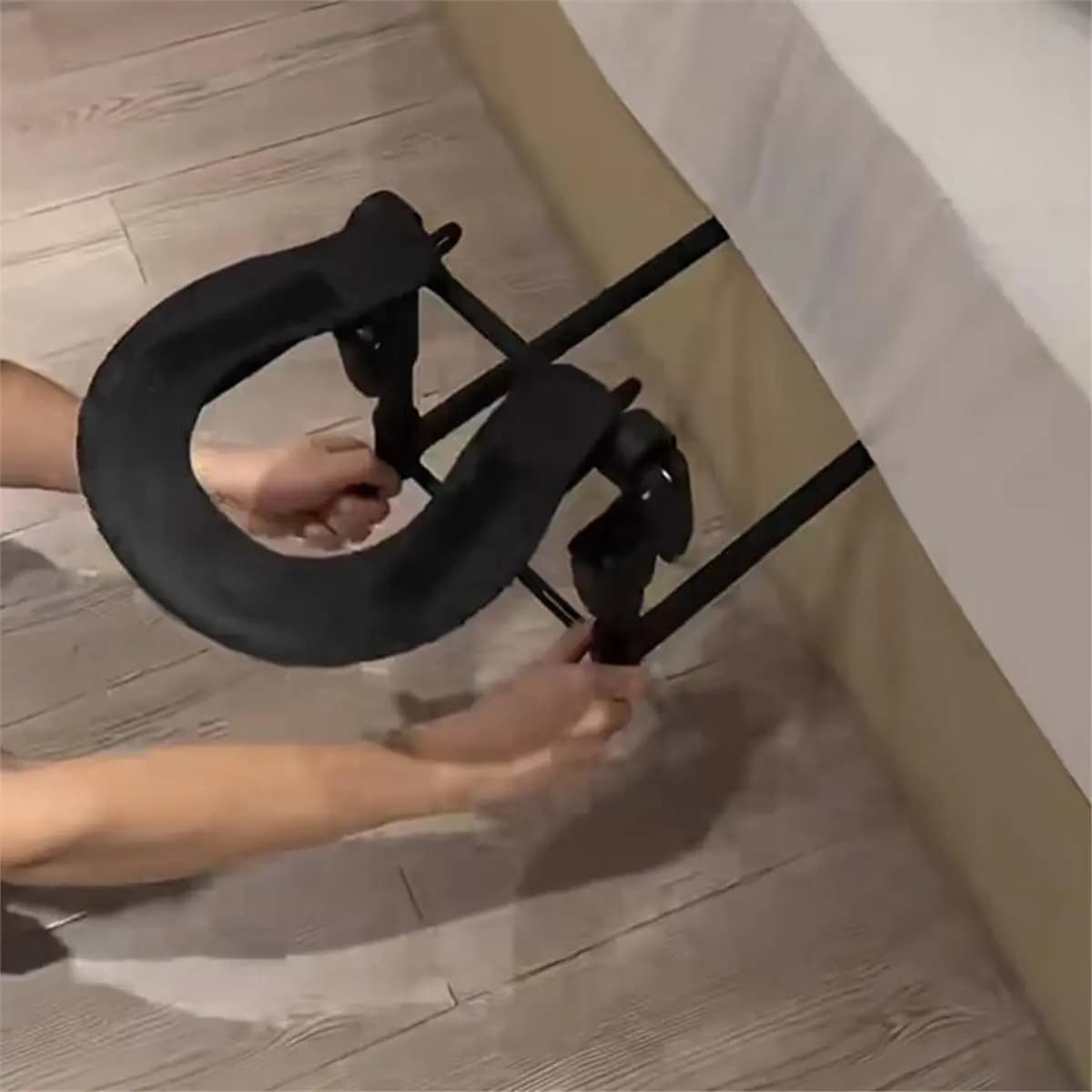 AB52 Supporto per Cuscino a U Portatile, Pieghevole, Traspirante, per Casa e Viaggio, Design Comodo per Adulti