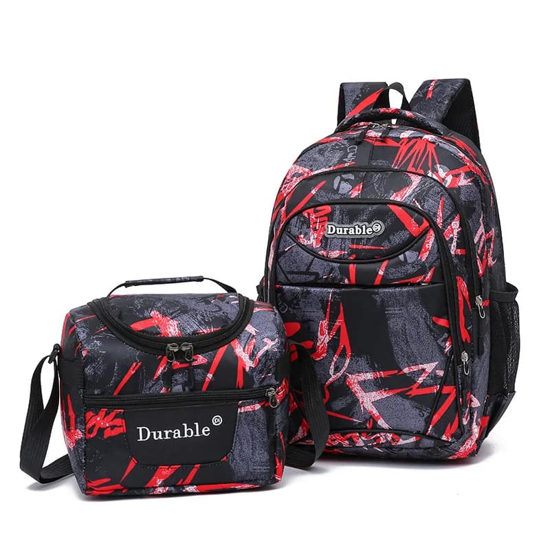 Children School Bags Set For Girls Teenage School Backpack with Thermal Lunch Bag Students Waterproof Schoolbag Kids Backpack