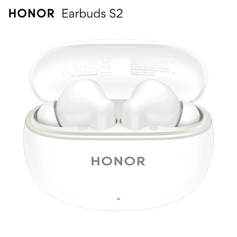 HONOR Earbuds S2 Earphones TWS Wireless Bluetooth 5.4 Headphones 42dB Active Noise Cancellation 45H Battery Life IP54 Headset