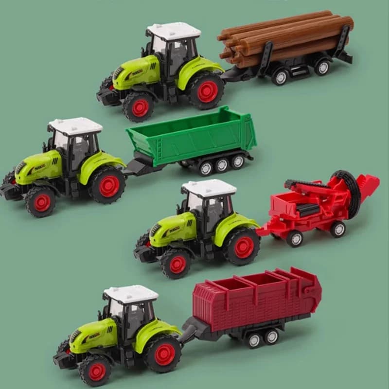 Trattore Inerzia Auto Trattore agricolo Camion Trasporto Polverizzatore Modello Auto per bambini Ragazzo Giocattolo Auto di ingegneria Giocattoli educativi per bambini