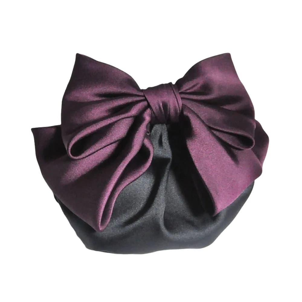 Fermaglio per capelli a molla grande con fiocco alla moda, stile coreano, per chignon, accessori per capelli, fermaglio per infermiere