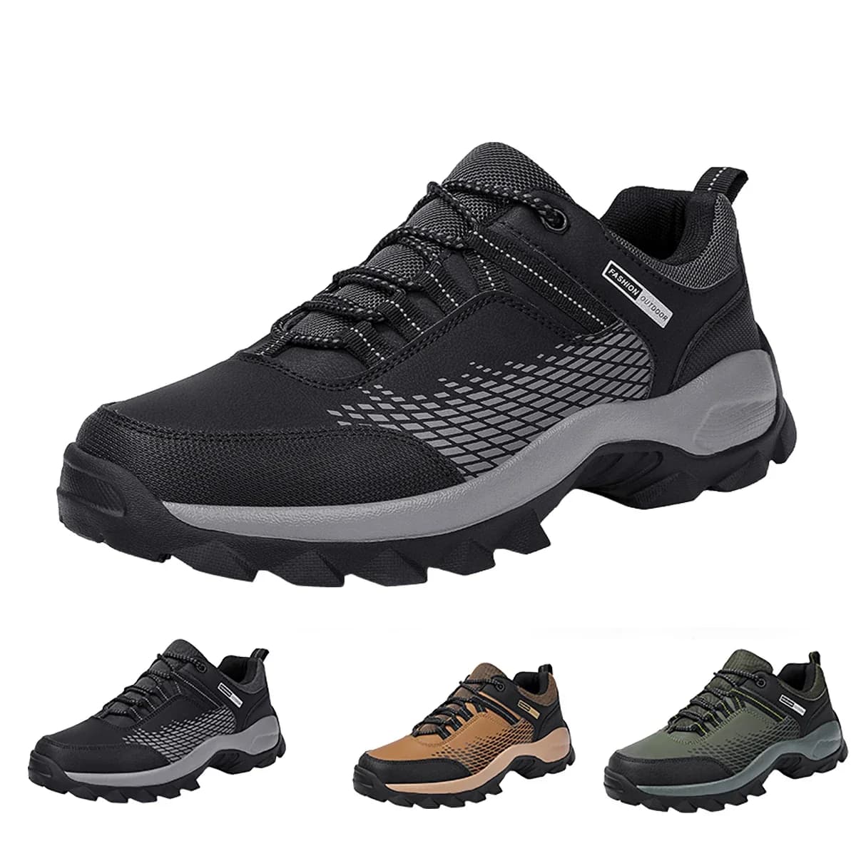 Men's Casual Trekking Shoes, Outdoor Hiking Shoes, Anti-slip Breathable Climbing Shoes, Men's Fashion Summer Shoes