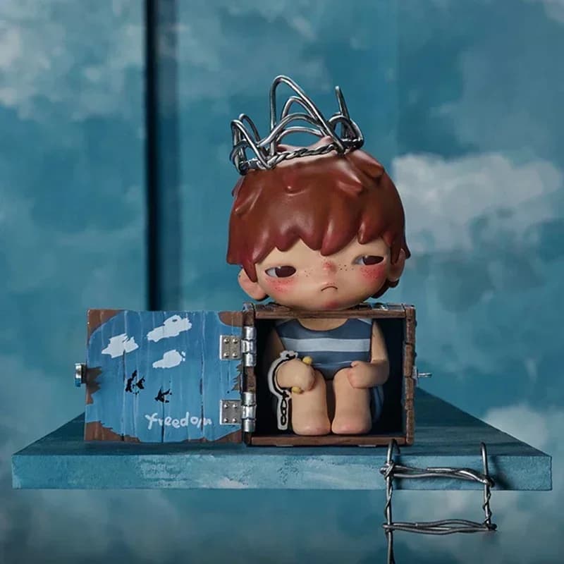 POP MART Hirono Echo Series Blind Box Guess Bag Scatola misteriosa Giocattoli Bambola Originale Anime Figura Ornamenti per il desktop Collezione regalo