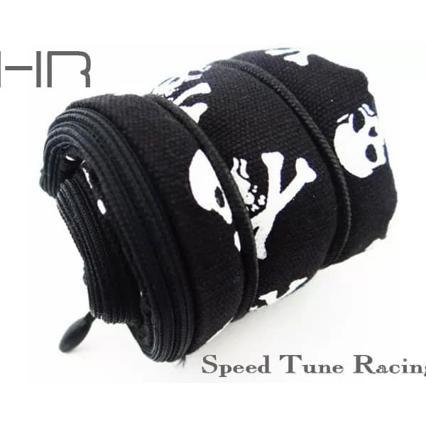 HOT RACING Scale Skull Sleeping Bag White Bones 1/10 RC Crawler Camping Diorama ACC58S08