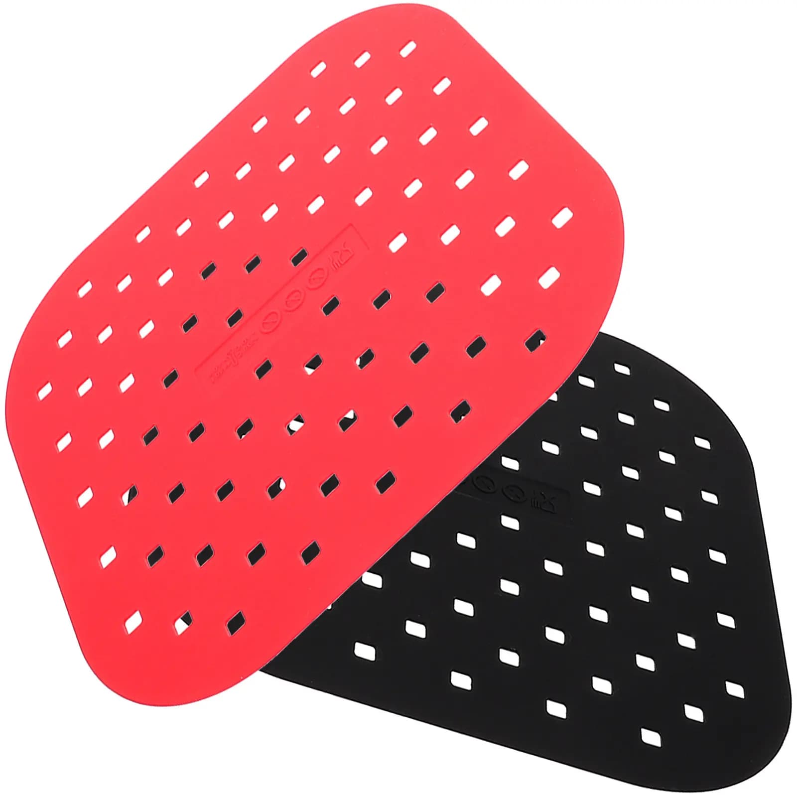 2Pcs Air Fryer Liner Silicone Non-Stick Reusable Mat Square Baking Pad Heat Resistant Easy Clean Oil Filter Tray