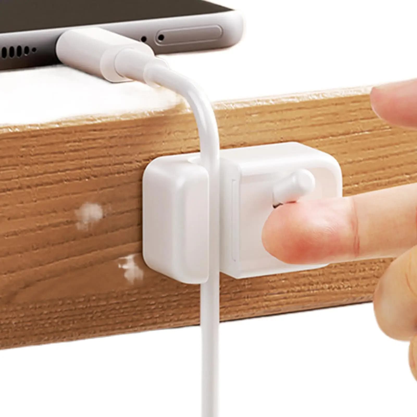 Organizzatore per cavi a palo Supporti per cavi per cavi Gestione per clip per cavi Clip per cavo di ricarica per telefono cellulare per Home Office