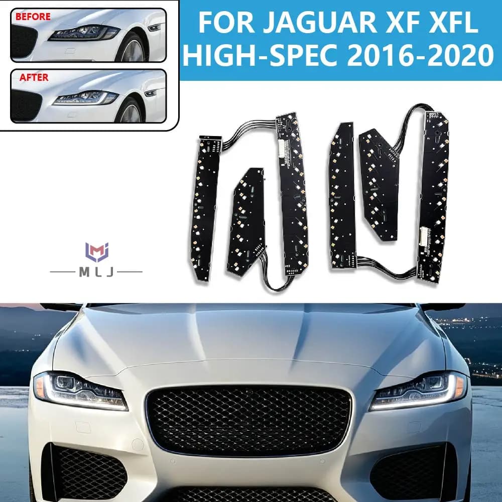 For Jaguar XF XFL 2016-2020 High Spec Angel Eye DRL LED Light Source Chip Headlight Turn Signal Light Board Chip Car Accessories