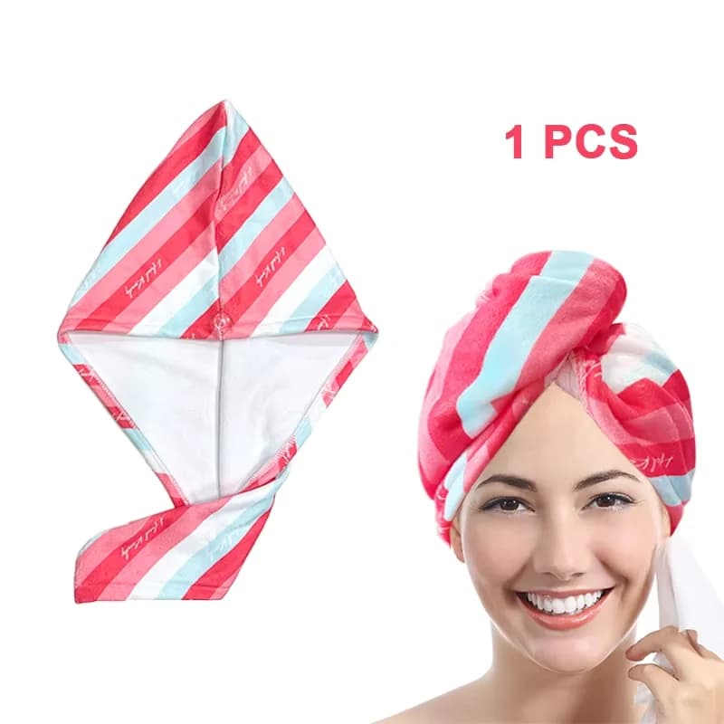 Microfiber towel for Rapid Drying Hair, Bathroom towel, Hair dryer, Women's Bathroom Accessories