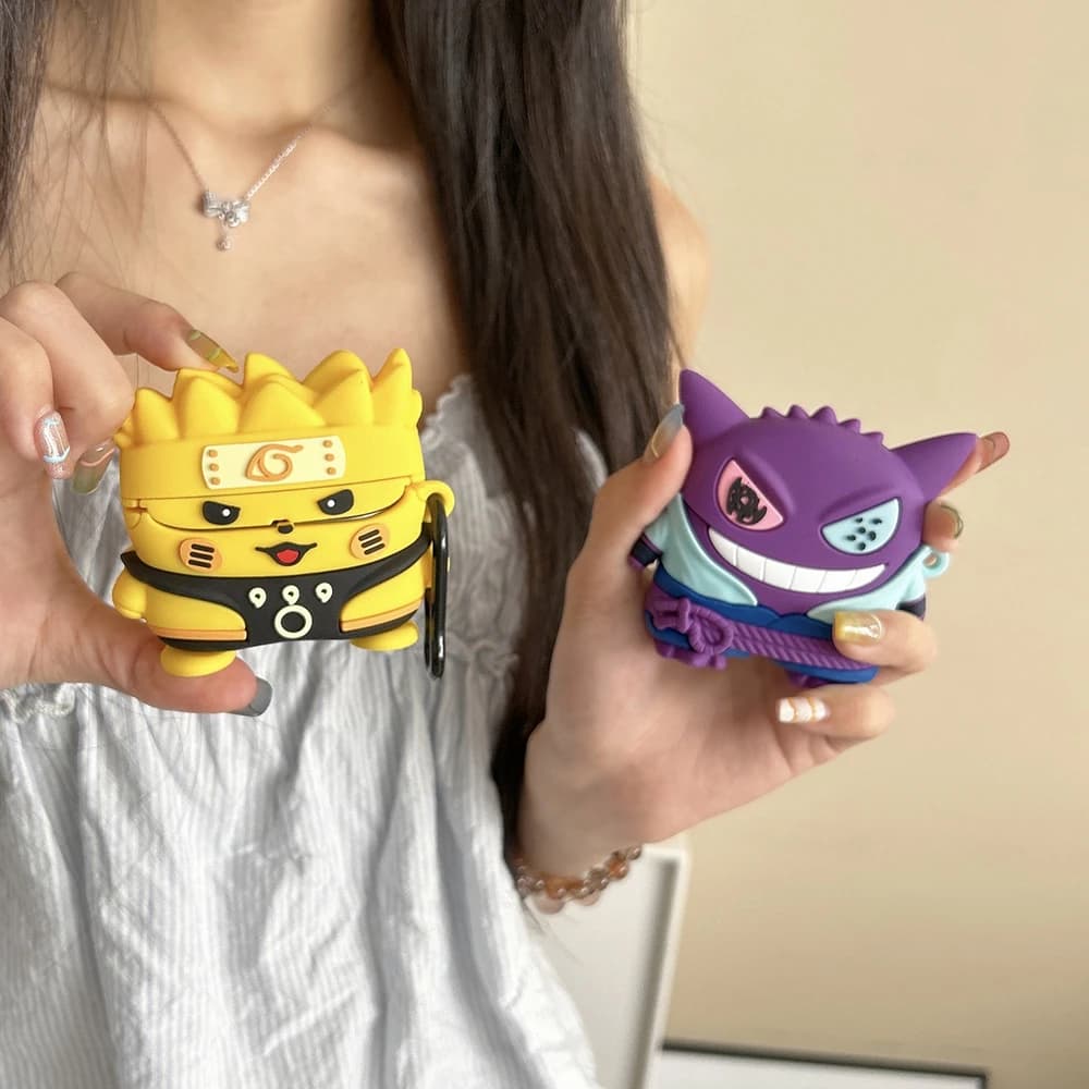 Earphone Case For Samsung Bud 3 Pro Pocket Monsters Pokemon Pikachu Gengar Wireless Bluetooth Headset Protective Soft Cover