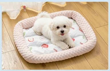 Cucce per cani marroni in flanella, grandi, autoriscaldanti, lavabili, per esterni, estive, nordiche, a forma di L, termoisolanti, riscaldanti, per cani anziani