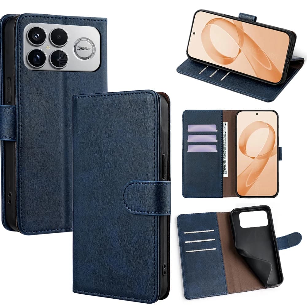 Wallet case with Cards & Magnetic Clasp for Xiaomi Poco F8 Pro F8 Ultra Poco F7 F6 F5 Pro F4 GT, Wheelproof Cover with RFID Protection and Various Fantasies