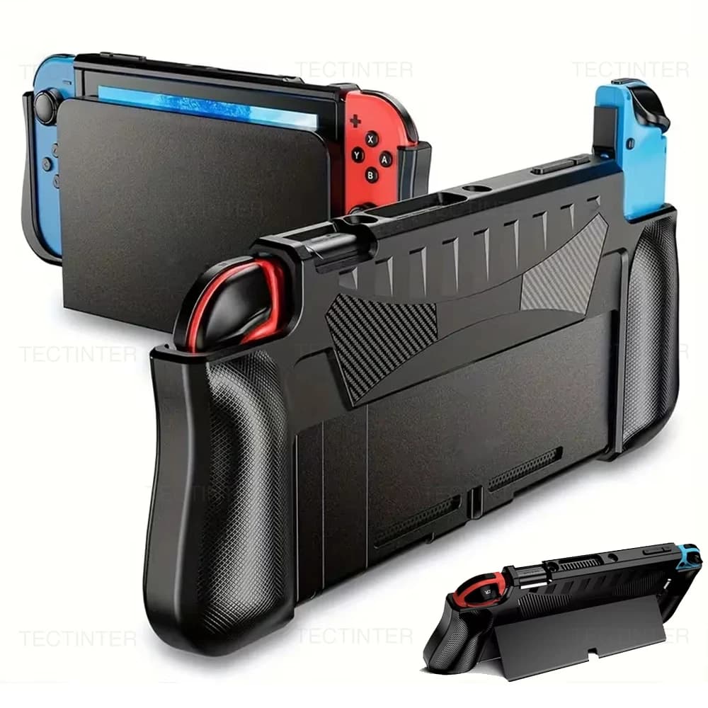 Custodia protettiva agganciabile per console OLED Nintendo Switch Custodia morbida in silicone TPU per accessori Switch OLED