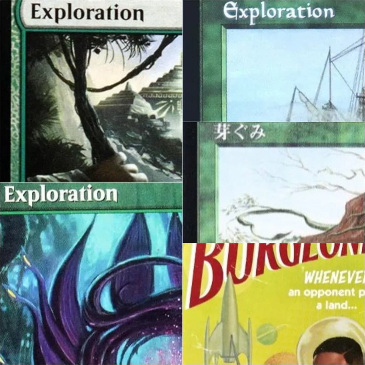 Exploration/Burgeoning TCG Magical Proxy Black - Carte Proxy di Alta Qualità per Gioco da Tavolo e Carte Collezionabili