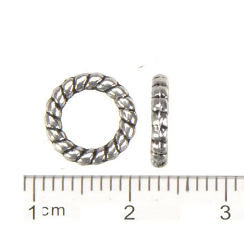 150 pezzi materiali per gioielli anelli di salto chiusi tessuto Cirlce braccialetti in metallo argento fai da te collane accessori artigianali fatti a mano distanziatori