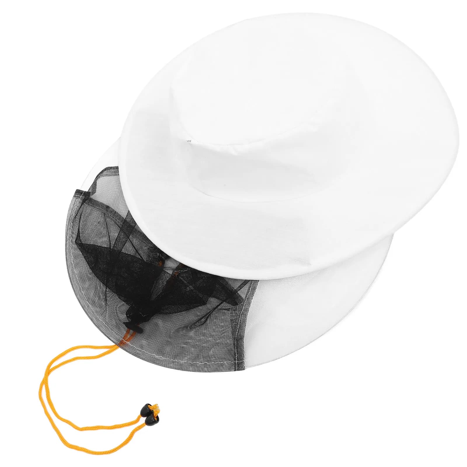 Multi Function Beekeeper Hat Professional Grade Protective Mesh Head Net with Wide Brim and Neck Flap for Beekeeping Fishing