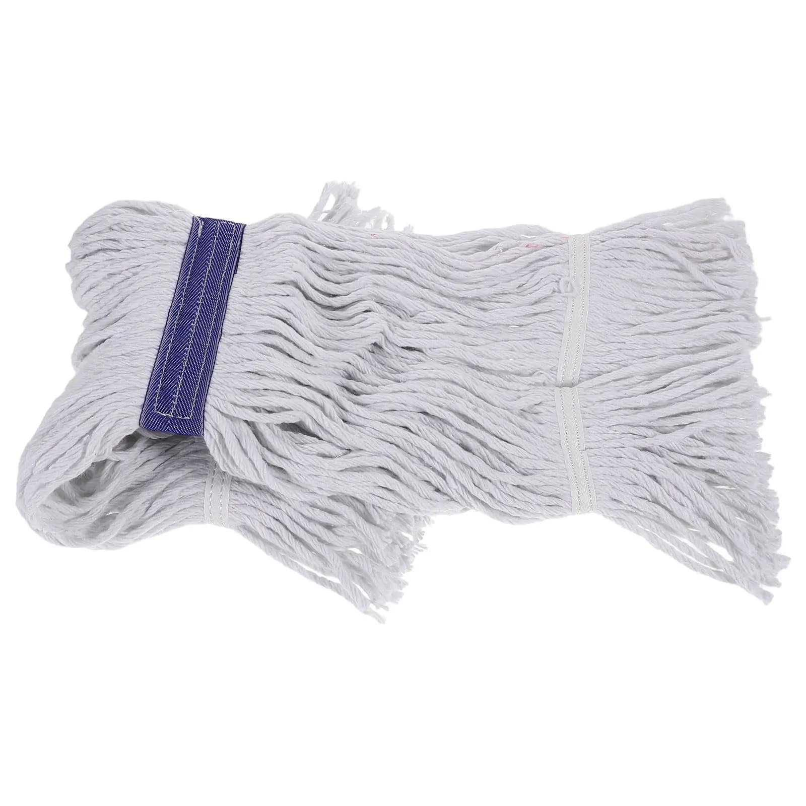 Washable Detachable Cotton Yarn Mop Head Replacement Fast Dry Loop End String Mop Refill for Tile Wood Marble Floors Wet Dry