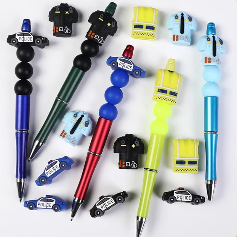 20/50 pz Nuove Perle Focali in Silicone, Perle Massaggiagengive in Silicone Alimentare, Accessori Fai da Te per Catenelle Ciuccio e Gioielli, Perle Focali all'Ingrosso