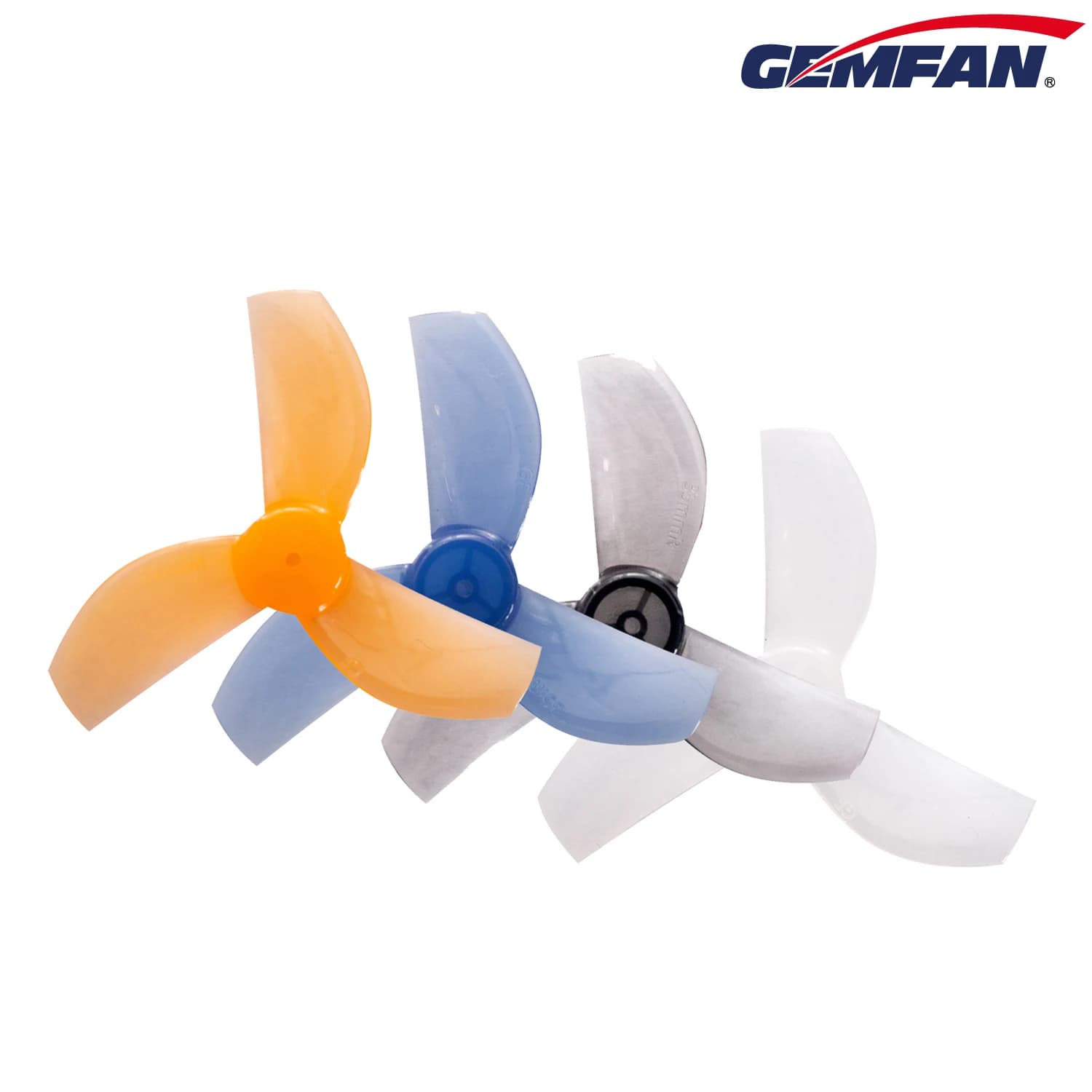 4 paia di eliche Gemfan 35mm-3 a 3 pale in PC da 1,0 mm per droni FPV RC da corsa, freestyle, Tinywhoop, motore 08028, parti fai da te