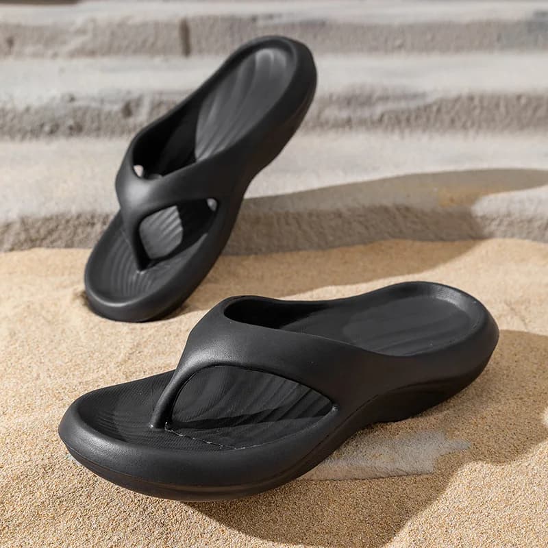 Flip Flops Summer Unisex Casual Thong Sandal Anti-slip Wear-resistant Shower Indoor Beach