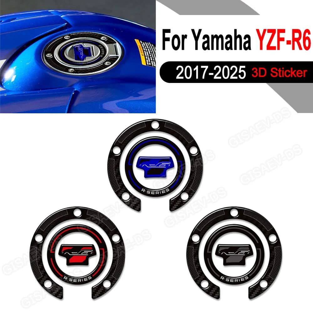 Moto Per Yamaha YZF-R6 YZFR6 YZF R6 Tappo del serbatoio Manopole Gas Olio combustibile Kit Ginocchio Carenatura Parafango Coperture Adesivo di protezione