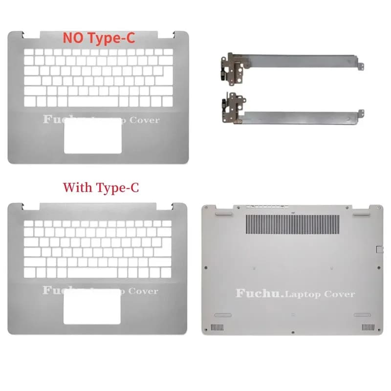 For Vostro 3400 3405 V3400 Palm Bottom Cover Hinge Top Cover Silver