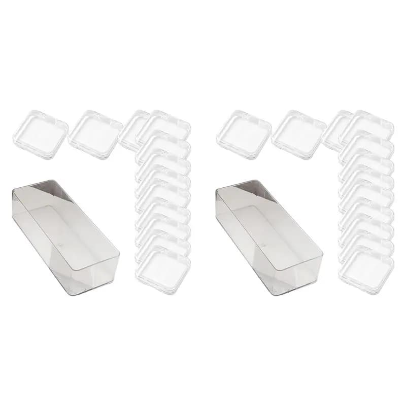 2X Large Capacity Acrylic Bracelet Organization Box Practical Bangle Jewelry Display Case For Jewelry Enthusiasts Small-[LUCK 9]
