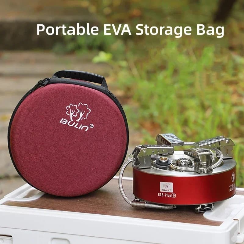 BULIN BL100-B18 Plus 9 Gas rings Camping portals with burner at Sette/Nove Fuochi, Super Power 18000W/23800W for Exterior