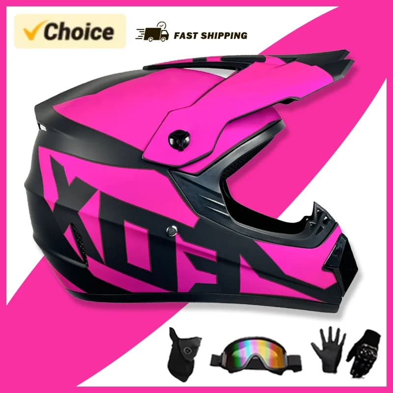 Casco moto giovanile Bambini Off Road Capacete Dirt Bike Downhill ATV DH Go-kart Cross DOT Approvazione Mountain Bike per bambini