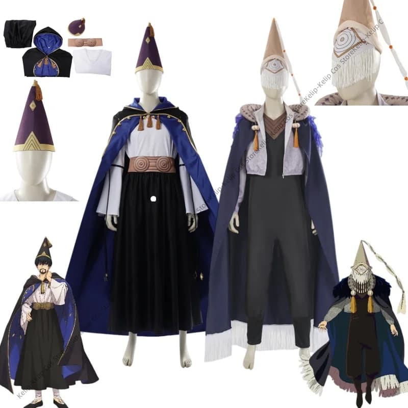 Costumi Cosplay Olruggio, Abito Quotidiano Iguin, Tuniche Rituali, Uniformi da Inquisitore, Cappello da Strega Ispirato ad Atelier
