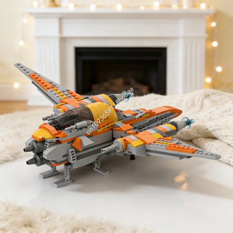 489 pz MOC Slayn Korpil VIC 3 Locust Assault Star Battle Modello Building Blocks Giocattolo Architettura Regali Di Natale Educazione
