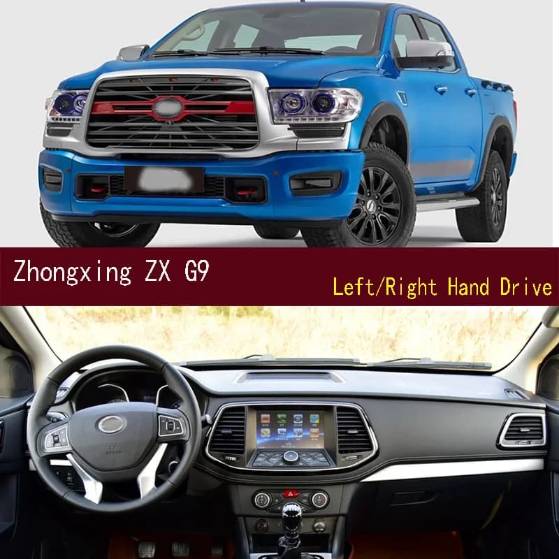 For Zhongxing ZX G9 Terralord Pickup Dashmat Dash mat Dashboard Cover Instrument Panel Sunscreen Pad Ornaments