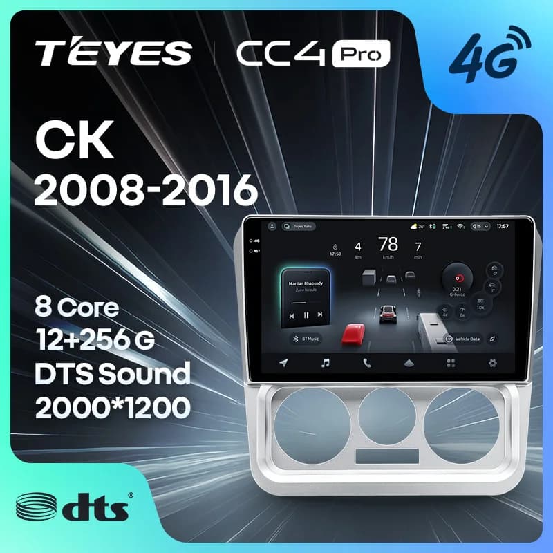 TEYES CC4 PRO Per Geely CK 2008 - 2016 CarPlay Radio Multimedia Stereo Car play Android Auto 2DIN Autoradio
