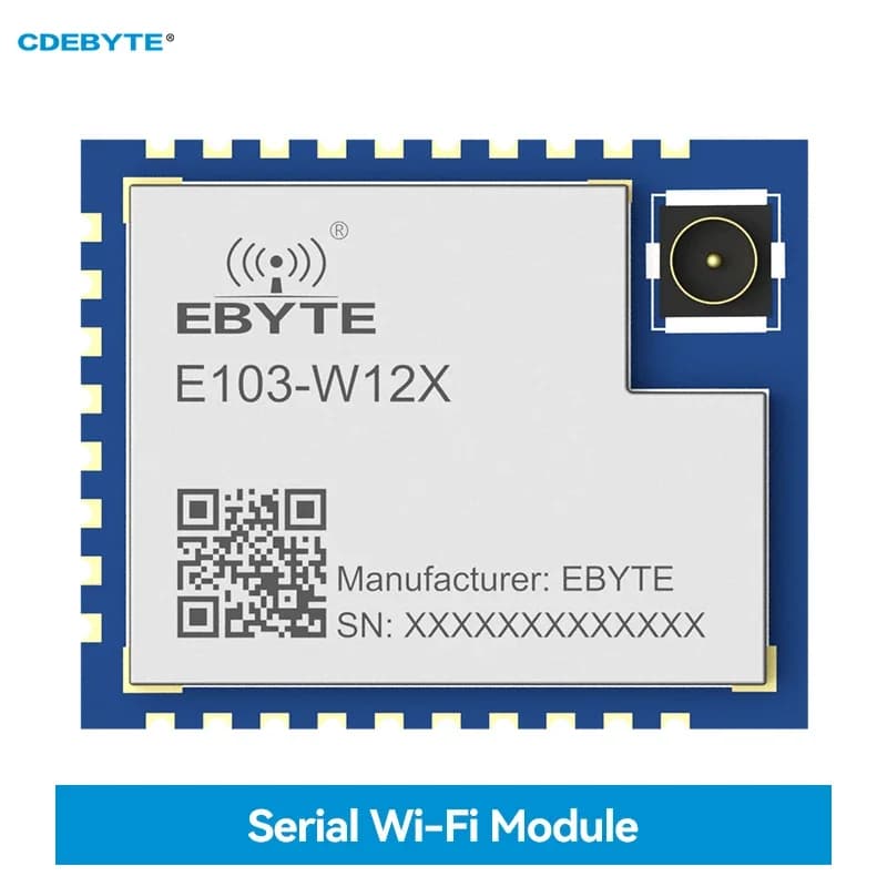 Modulo WIFI DA16200 SoC seriale CDEBYTE E103-W12X MQTT HTTP Comando AT a bassa potenza AP STA 7 prese TCP UDP IPX Antenna