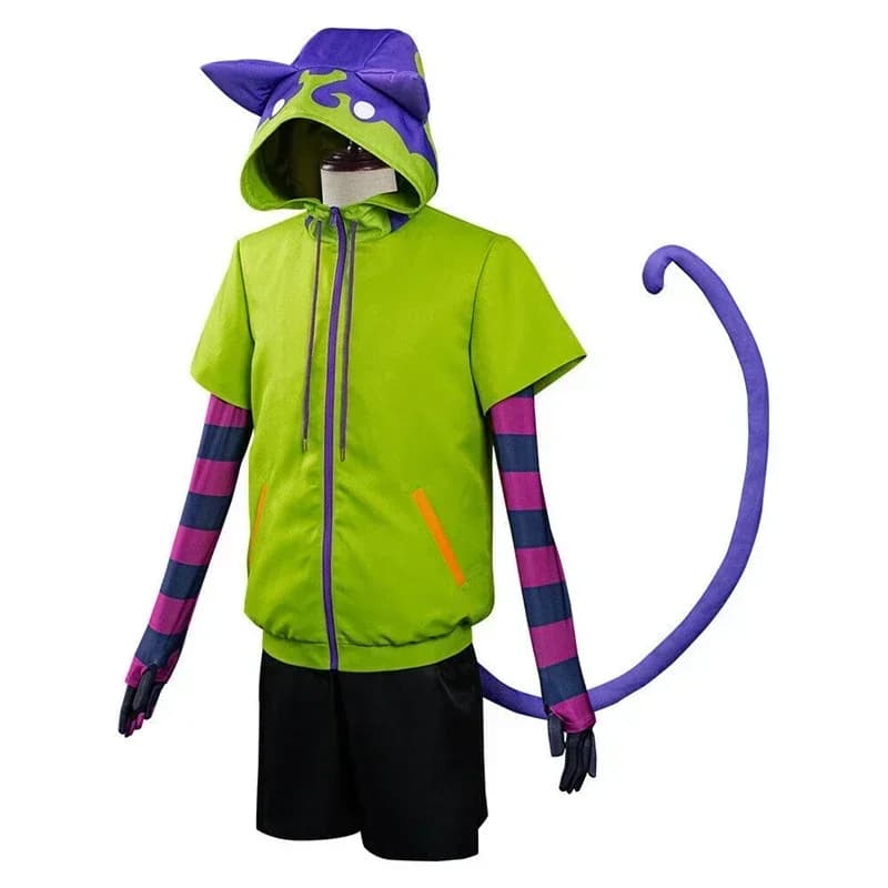 2026 Anime De Infinity Cosplay Kostuum Chinen Miya Sk Acht Cosplay Halloween Party Cos Outfits Jas Tail Handschoenen 6 Stks/set