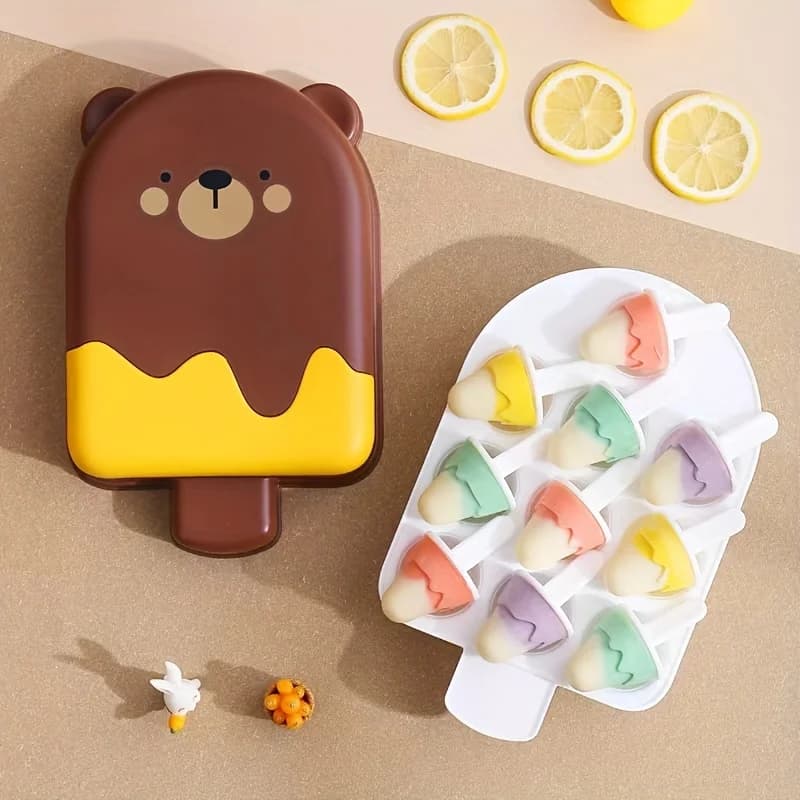1 pezzo di orsetto per gelato, stampo per gelato
