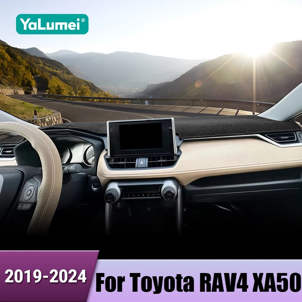 Copertura del cruscotto dell'auto Evitare la luce Pad Cruscotto Tappeti Zerbino Per Toyota RAV4 XA50 2019 2020 2021 2022 2023 2024 Accessori