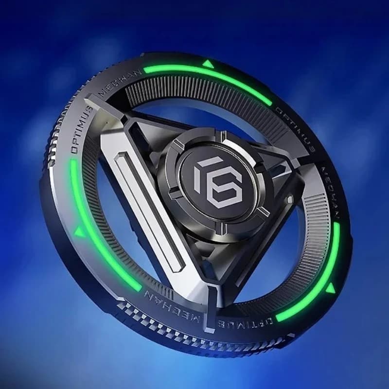Luminoso Mano Fidget Spinner Trottola Punta Giroscopio EDC Metallo Alleviare Lo Stress Riducendo Giocattoli Antistress Alleviare L'ansia