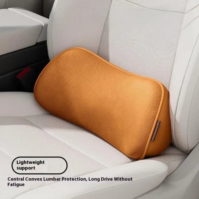 Cuscino per seggiolino auto Memory Foam Supporto lombare Protezione per la schiena traspirante Adatto per sedie da ufficio e accessori interni per auto